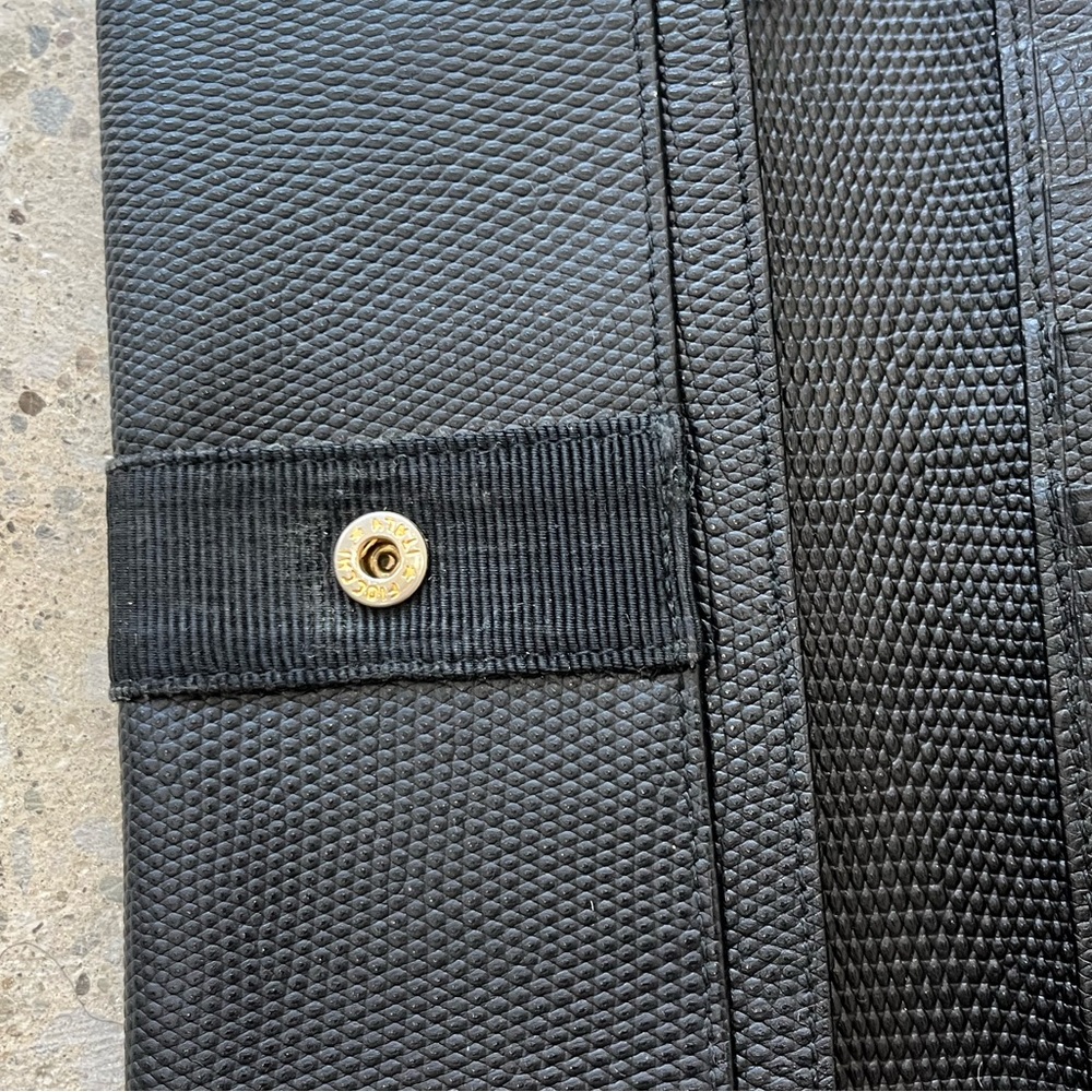 Salvatore Ferragamo Long Pebbled Texture Leather Wallet - Picture 4 of 8